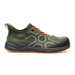 SZ500A FLEXIFLY VERDE/ARANCIO  Scarpa da lavoro superleggera peso 400gr slip-on  S1PS FO SR HRO