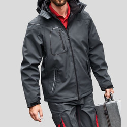 JN1000 James & Nicholson Giacca invernale in softshell idrorepellente e antivento 
