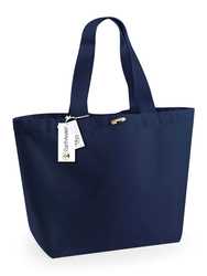 W855 Borsa mare personalizzata cotone organico canvas 40x39x19 cm 30L