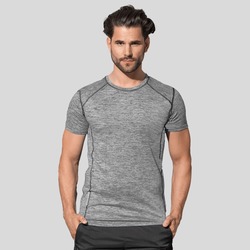 ST8840 Stedman T-shirt Uomo Recycled Sport Reflect Elasticizzata 90% ACTIVE-DRY° polyester 10% elastane