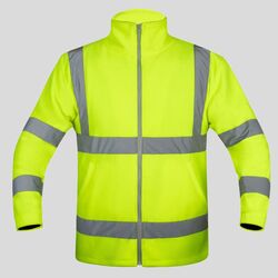 KXFJ Korntex Pile alta visibilità zip lunga EN ISO 20471:2013 + A1:2016 Classe 3 Oeko-Tex Standard 100 100% poliestere