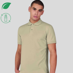 BCPU428 B&C Polo uomo Eco Sostenibile con Poliestere Riciclato e Better Cotton