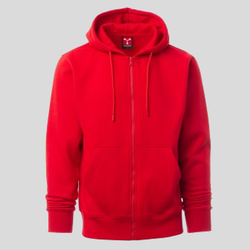 Pontiac Payper Felpa uomo con zip lunga e cappuccio 55% cotone 45% poliestere felpata internamente 260 GR/MQ