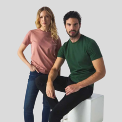 T-shirt unisex cotone organico 180 gr OEKOTEX