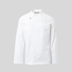 STARRED Payper Giacca da chef con collo alla coreana con chiusura a doppio petto con bottoni automatici 58% cotone 42% elastomultiestere