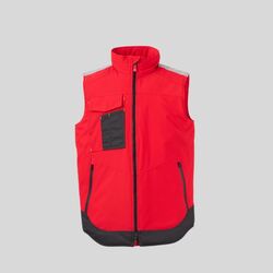 WONDER VEST LITE PAD Payper Gilet soft-shell 3 strati dalla media imbottitura con nastro retroriflettente su spalle 78% nylon + 22% elastan