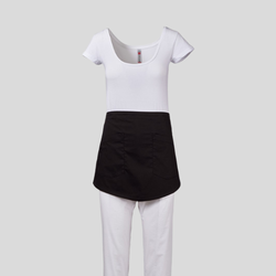 IRIS LADY Payper Grembiule donna corto con allacciatura posteriore 58% cotone 14% poliestere 28% elastomultiestere 125gr