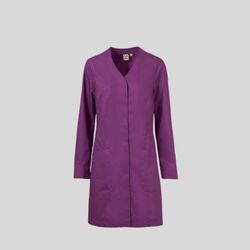 CITRUS LADY Payper Camice lungo da donna con collo a V abbottonatura centrale coperta 58% cotone popeline + 14 % poliestere + 28% elastomultiestere 125gr