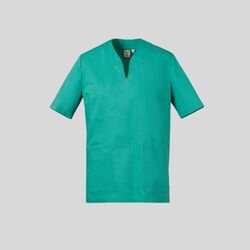 HYGENE LADY Payper Casacca da donna a manica corta scollo a V 58% cotone popeline 14% poliestere 28% elastomultiestere 125gr