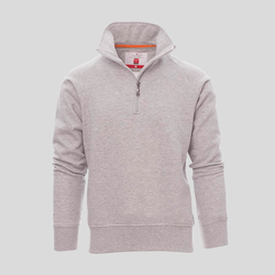 Miami+ Payper Felpa uomo zip corta maniche raglan 70% cotone garzato 30% poliestere 300g