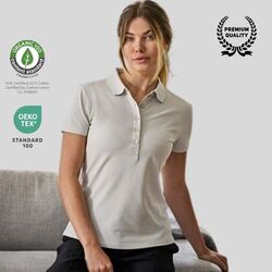 145 Tee Jays Luxury Stretch Polo donna 5 bottoni Modern fit 95% cotone 5% elastane 215gr