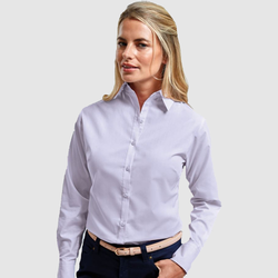 PR300 Premier Camicia donna manica lunga 65% poliestere 35% cotone 115gr