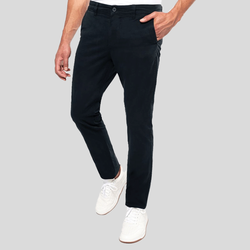 K740 Kariban Pantaloni Chino uomo 98% twill di cotone 2% elastane