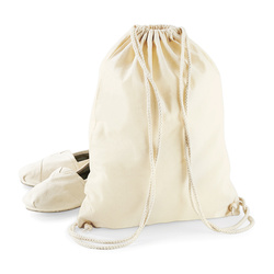 W110 Westford Mill Borsa da ginnastica 100% cotone