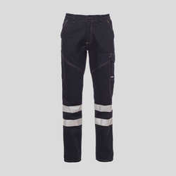 Worker Reflex Payper Pantalone multistagione bande riflettenti cat.1 100% cotone 260g/m2