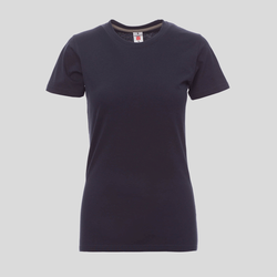 Sunrise Lady Payper T-shirt donna girocollo manica corta Classic fit 100% cotone pesante 190gr