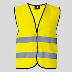 KXVW Korntex Gilet alta visibilità chiusura a strappo EN ISO 20471 cl 1 o 2 100% poliestere