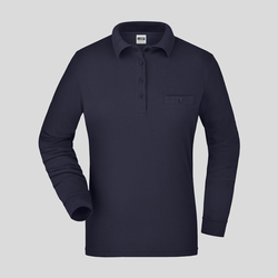 JN865 James&Nicholson polo donna lavabile fino a 60° con taschino 50% cotone 50% poliestere 200gr